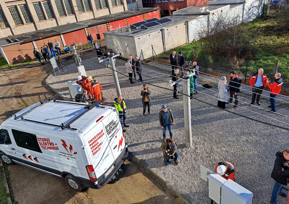 V Bratislave sme otvorili cvičný polygón pre mladých elektrotechnikov