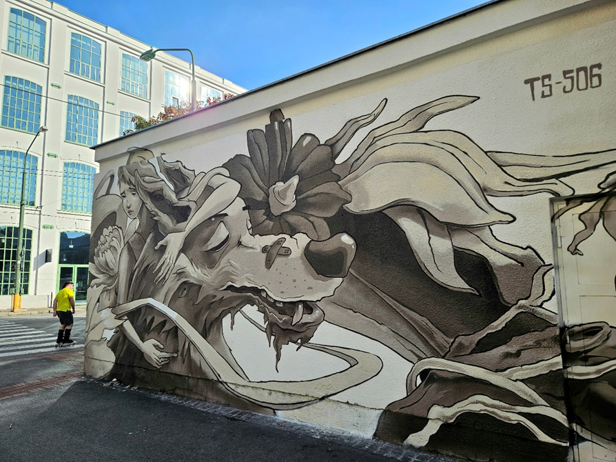 V okolí autobusovej stanice Nivy pribudol nový street art svetovej úrovne